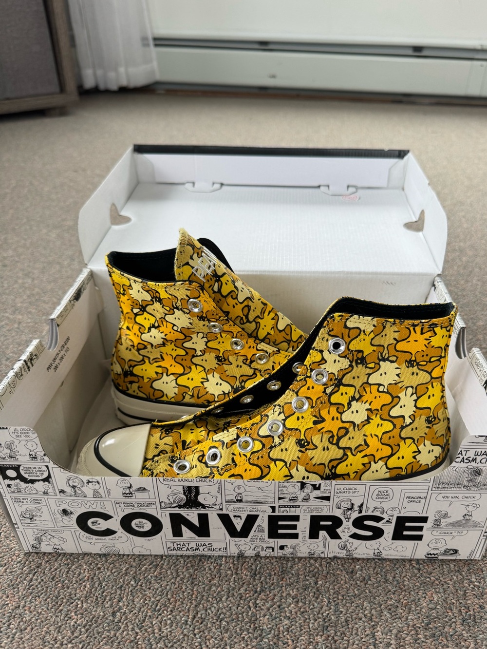 Converse Peanuts Woodstock Size 7.5 W 5.5 M